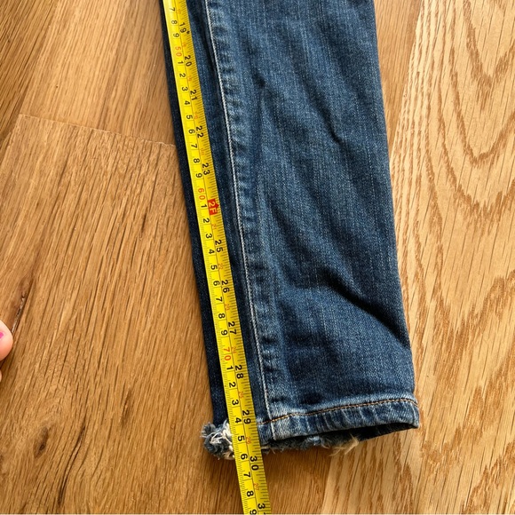 AGOLDE Sophie High Rise Skinny Size 27 distressed medium wash staple versatile - Picture 8 of 9